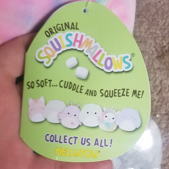 16” Rainbow Tie-Dye Llama Pegacorn Squishmallow Lucy-May - Picture 5 of 6